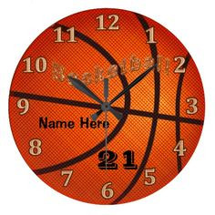 ... Stuff For Girls, Basketball Little Boys, Wall Clocks, Basketball Gifts