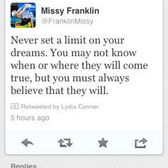 Missy Franklin Swimming Quotes
