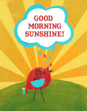 Good Morning Sunshine print by Rebecca Peragine of Children Inspire ...