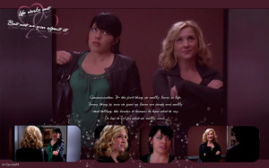 Callie and Arizona Wallpaper by Carribe24