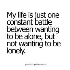 Alone vs Lonely More