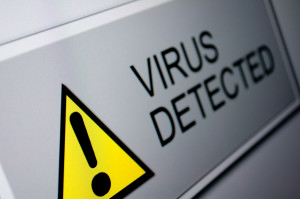 Virus Detected Computer Error Notifications Wallpaper HD