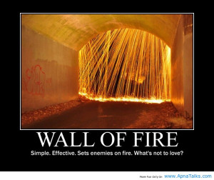 Wall of fire