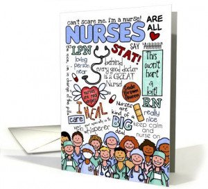 general nurses day card happy nurses day word cloud card