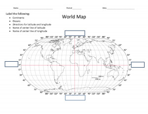 World Map Printable With...