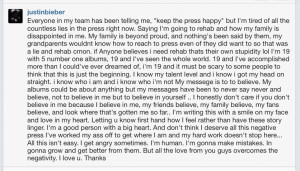 justin bieber quotes from believe movie