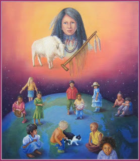 beautiful and different telling of the story of the white buffalo ...