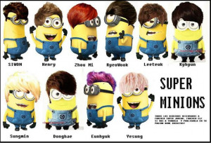 agnes, funny, gru, lol, minion, minions, music, super junior ...