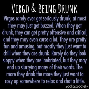 virgo drunk