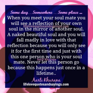 Soul mates Are Like Soul Mirrors..