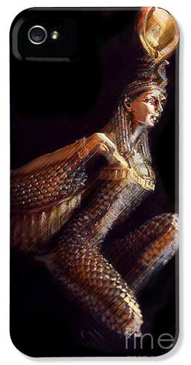 Egyptian Winged Goddess Iphone Cases - Goddess Isis iPhone Case by ...