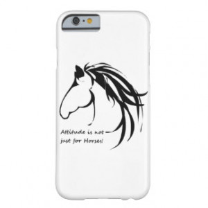 ... not just for Horses Fun Quote Horse Head Barely There iPhone 6 Case