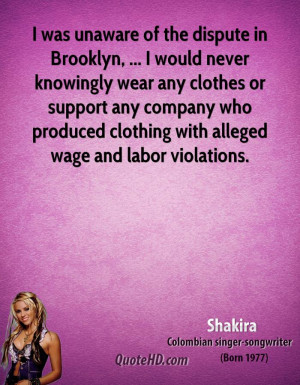 was unaware of the dispute in Brooklyn, ... I would never knowingly ...