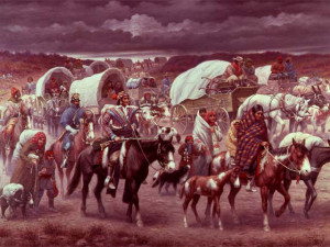 Trail of Tears, forced removal to Oklahoma Territory, despite U.S ...