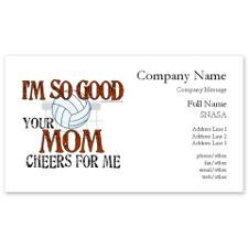 So Good - Volleyball Business Cards for