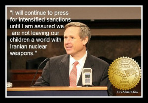 We APPLAUD Senator Mark Kirk on his strong stance against Iran ...