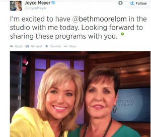 Beth Moore and Joyce Meyer: Bad company (UPDATED)