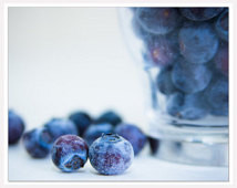 Blueberries Photograph kitchen food photography blue purple summer ...