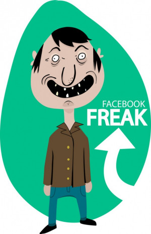 Facebook freak by Prof.Membrana