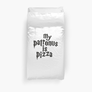 My Patronus Is Pizza, Funny Harry Potter Pizza Shirt, Quote by ABFTs