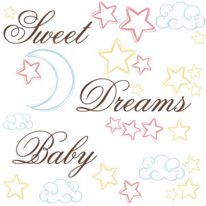 rmk1781scs sweet dreams baby Sweet Dreams Quote