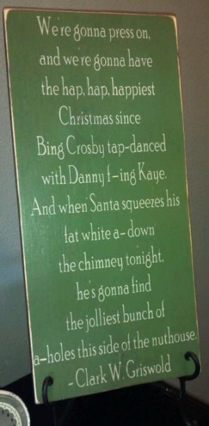 Funny Clark Griswold Christmas Quote Wooden sign by AlishaDCP, $49.00