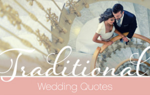 Traditional Wedding Quotes