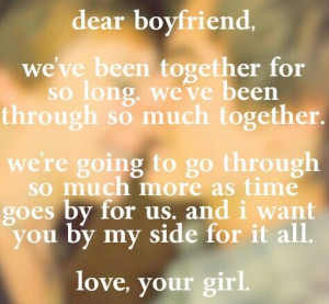 Dear, Boyfriend.