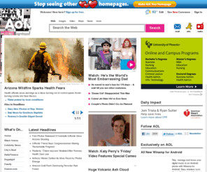 Description: AOL offers today's news, sports, stock quotes, weather ...