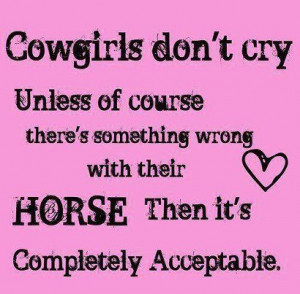 cowgirls don't cry