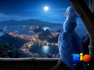 Blu in Rio Movie Wallpaper