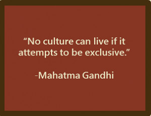 Indian Expats in the US Gandhi quote