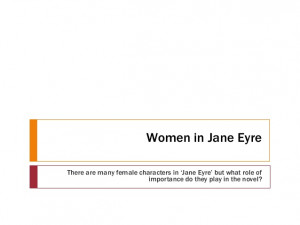 Jane Eyre Quotes With Page Numbers Women in jane eyre