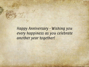 Happy Anniversary - Wishing you every happiness as you celebrate ...