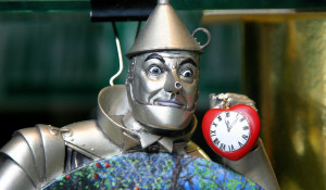 tin man from the wizard of oz was literally heartless