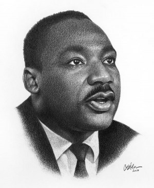 Black History Month portraits - Martin Luther King Jr.