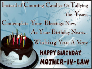 Happy Birthday Dear Mother-in-law