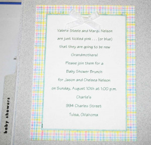 for your baby shower invites samples of sayings for your invitations ...