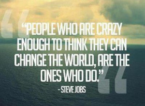 It's always the crazy ones..