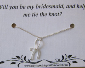 ... tie the knot Friendship Quote Inspirational Card- Bridesmaids Gift