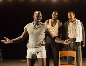 David St. Louis, Desean Terry and Robert Gossett in “The Royale ...