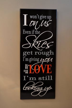 Personalized Love Quote Sign Carved Painted Wood by CRSWoodDesigns, $ ...