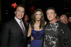 ... , Sylvester Stallone and Jennifer Flavin at event of Rambo (2008