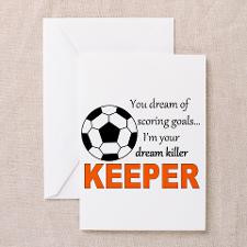 Soccer Goalie Greeting Cards