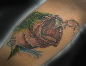 ... bass tattoo jocelyn mcgregor tattoos 3 bass fishing tattoo bass fish
