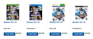 Madden 15 Deal Cuts Price to $15 with Madden 25 Trade In