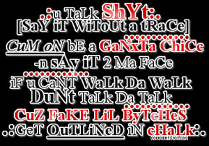 These are the thug ghetto quotes about Pictures