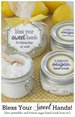 Lemon Sugar Scrub Bless Your Sweet Hands: Lemon Sugar Hand Scrub and ...