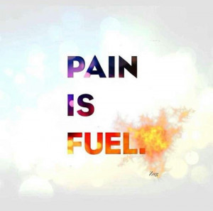 Push through the pain!