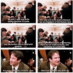 dead poet s society why we read and write poetry